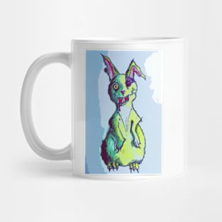 Crazed psycho bunny Mug